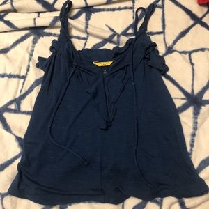 Blue tank top